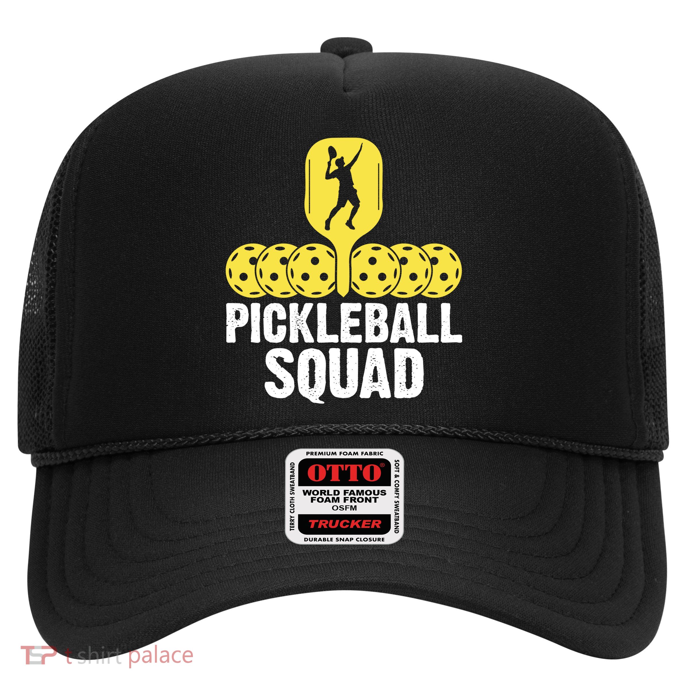Funny Pickleball Squad Sport Gift Pickleball Player Trucker Hat