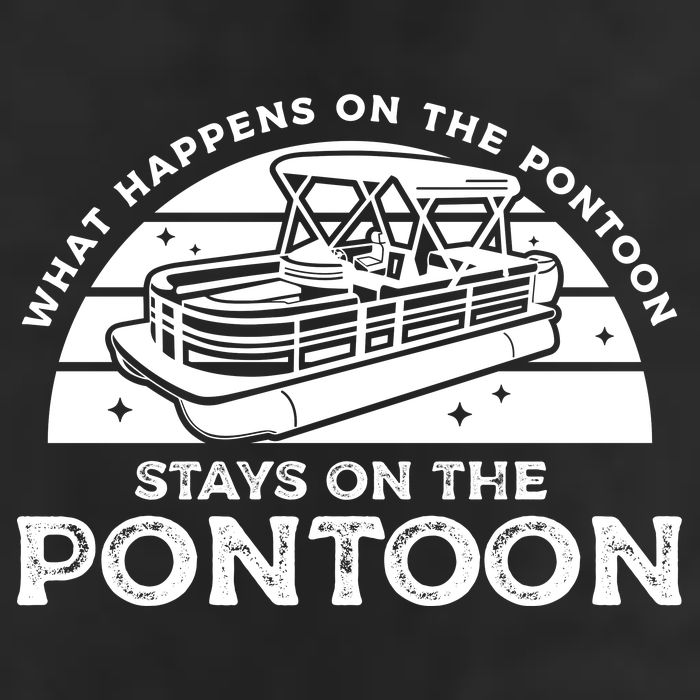 Funny Pontoon Saying Gift Pontooning 7 Panel Mesh Trucker Snapback Hat