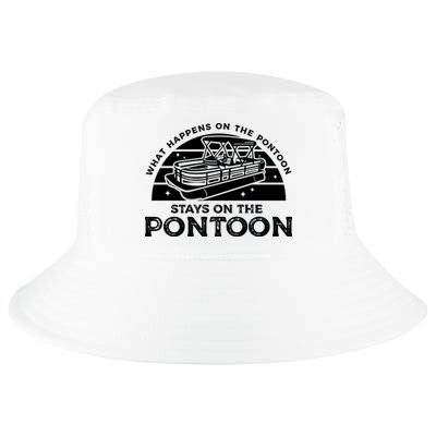 Funny Pontoon Saying Gift Pontooning Cool Comfort Performance Bucket Hat