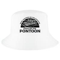 Funny Pontoon Saying Gift Pontooning Cool Comfort Performance Bucket Hat