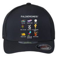 Funny Palindromes Set For Palindromists Word Play Games Pun Flexfit Unipanel Trucker Cap