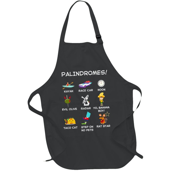 Funny Palindromes Set For Palindromists Word Play Games Pun Apron