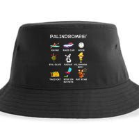Funny Palindromes Set For Palindromists Word Play Games Pun Sustainable Bucket Hat