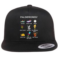 Funny Palindromes Set For Palindromists Word Play Games Pun Flatbill Hat