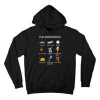 Funny Palindromes Set For Palindromists Word Play Games Pun Tall Hoodie