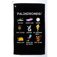 Funny Palindromes Set For Palindromists Word Play Games Pun Golf Towel