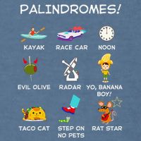 Funny Palindromes Set For Palindromists Word Play Games Pun Garment-Dyed Sweatshirt