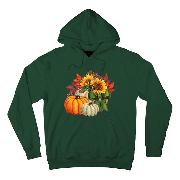 Fall Pumpkin Sunflower Cute Hoodie