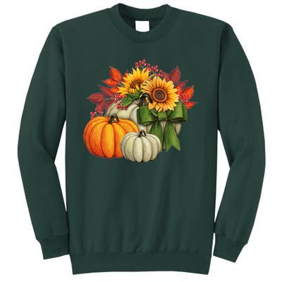 Fall Pumpkin Sunflower Cute Sweatshirt