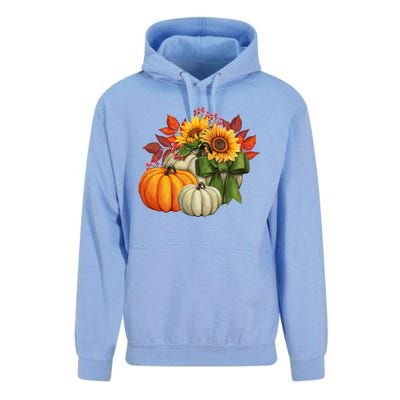 Fall Pumpkin Sunflower Cute Unisex Surf Hoodie