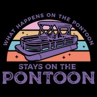 Funny Pontoon Saying Gift Pontooning Cooling Performance Crew T-Shirt