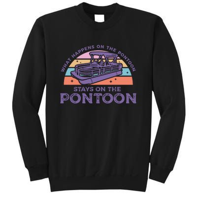 Funny Pontoon Saying Gift Pontooning Sweatshirt