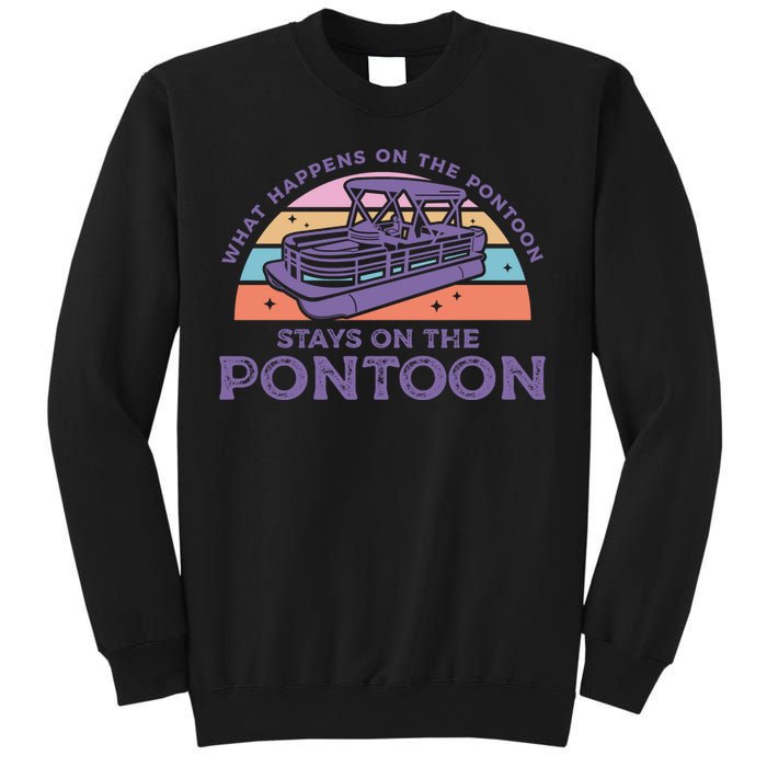 Funny Pontoon Saying Gift Pontooning Sweatshirt