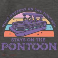 Funny Pontoon Saying Gift Pontooning Vector Backpack
