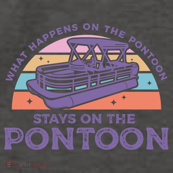 Funny Pontoon Saying Gift Pontooning Vector Backpack