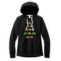 Family Pj Sets Christmas Matching Camping Truck Xmas Tree Women's Fleece Hoodie