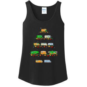 Family Pj Sets Christmas Matching Camping Truck Xmas Tree Ladies Essential Tank