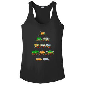 Family Pj Sets Christmas Matching Camping Truck Xmas Tree Ladies PosiCharge Competitor Racerback Tank