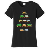 Family Pj Sets Christmas Matching Camping Truck Xmas Tree Women's T-Shirt