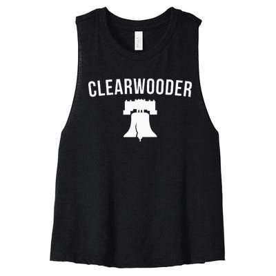 Funny Philadelphia Slang Clearwater Fl Women's Racerback Cropped Tank