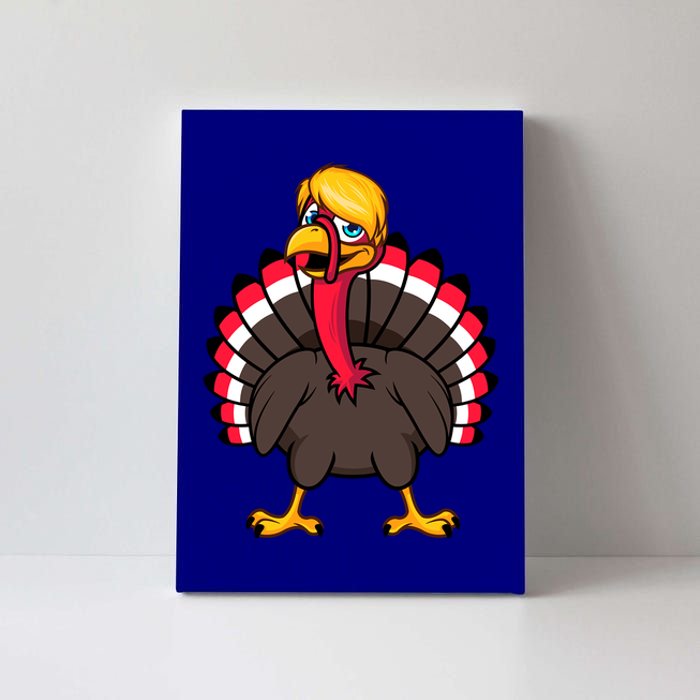 Funny President Trump Hair Gobble Turkey Thanksgiving Day Great Gift Canvas