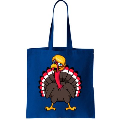 Funny President Trump Hair Gobble Turkey Thanksgiving Day Great Gift Tote Bag