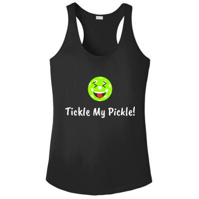 Fun Pickleball, Tickle My Pickle, Greatpickleballstuff Ladies PosiCharge Competitor Racerback Tank