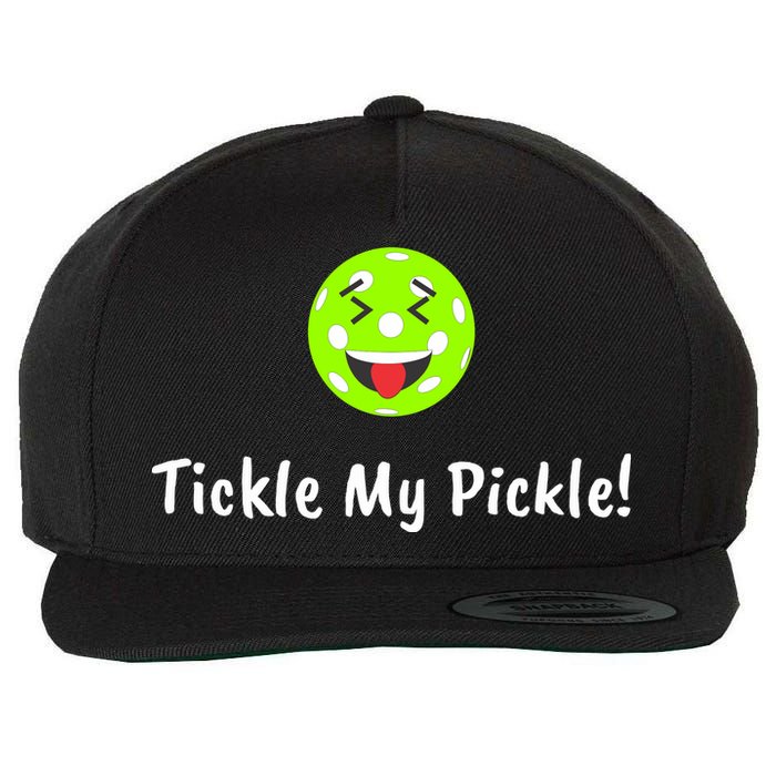 Fun Pickleball, Tickle My Pickle, Greatpickleballstuff Wool Snapback Cap
