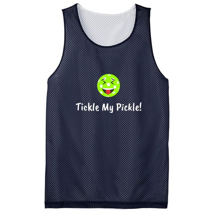 Fun Pickleball, Tickle My Pickle, Greatpickleballstuff Mesh Reversible Basketball Jersey Tank