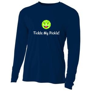 Fun Pickleball, Tickle My Pickle, Greatpickleballstuff Cooling Performance Long Sleeve Crew