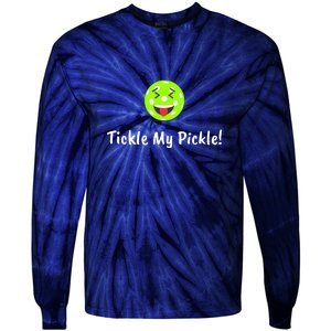 Fun Pickleball, Tickle My Pickle, Greatpickleballstuff Tie-Dye Long Sleeve Shirt