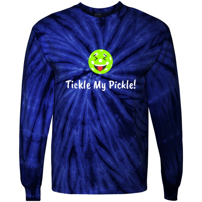 Fun Pickleball, Tickle My Pickle, Greatpickleballstuff Tie-Dye Long Sleeve Shirt