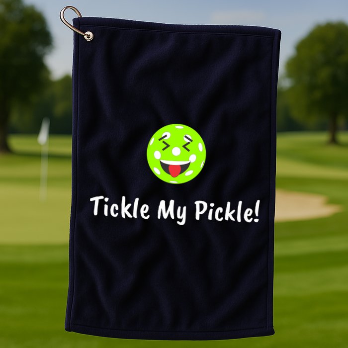 Fun Pickleball, Tickle My Pickle, Greatpickleballstuff Golf Towel