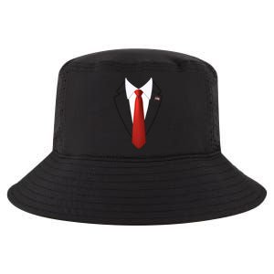 Funny President Trump Suit Lazy Halloween Costume Usa Flag Cool Comfort Performance Bucket Hat