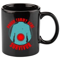 Funny Proud Tummy Ache Survivor 11oz C Handle Ceramic Mug