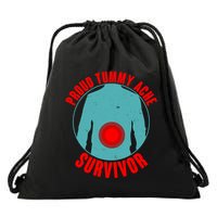 Funny Proud Tummy Ache Survivor Drawstring Bag
