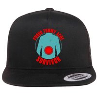 Funny Proud Tummy Ache Survivor Flatbill Hat