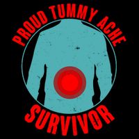 Funny Proud Tummy Ache Survivor Flatbill Hat