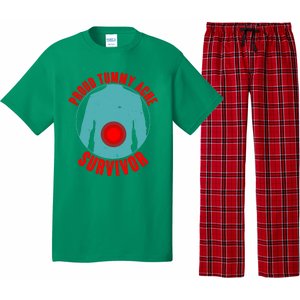 Funny Proud Tummy Ache Survivor Pajama Set