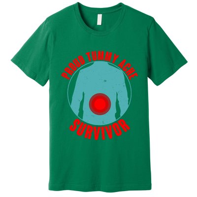 Funny Proud Tummy Ache Survivor Premium T-Shirt