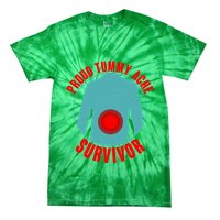 Funny Proud Tummy Ache Survivor Tie-Dye T-Shirt