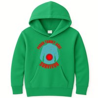 Funny Proud Tummy Ache Survivor Kids Hoodie