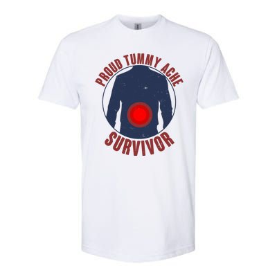 Funny Proud Tummy Ache Survivor Softstyle® CVC T-Shirt