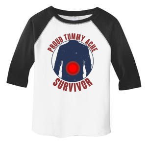 Funny Proud Tummy Ache Survivor Toddler Fine Jersey T-Shirt