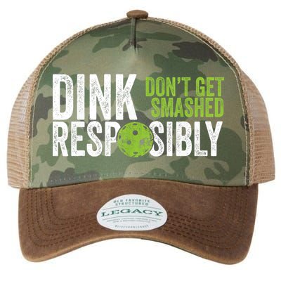 Funny Pickleball Team Clothing Dink Responsibly TShirt Legacy Tie Dye Trucker Hat