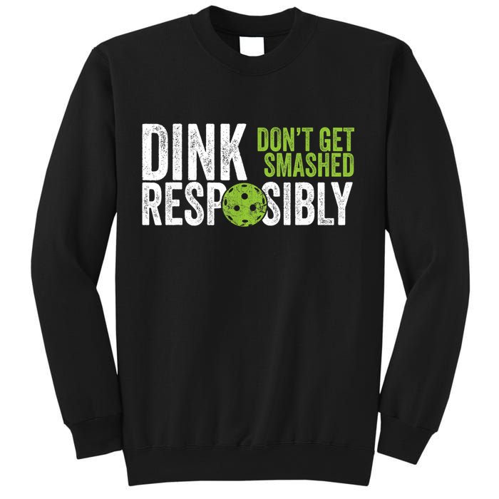 Funny Pickleball Team Clothing Dink Responsibly TShirt Sweatshirt