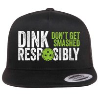 Funny Pickleball Team Clothing Dink Responsibly TShirt Flatbill Hat