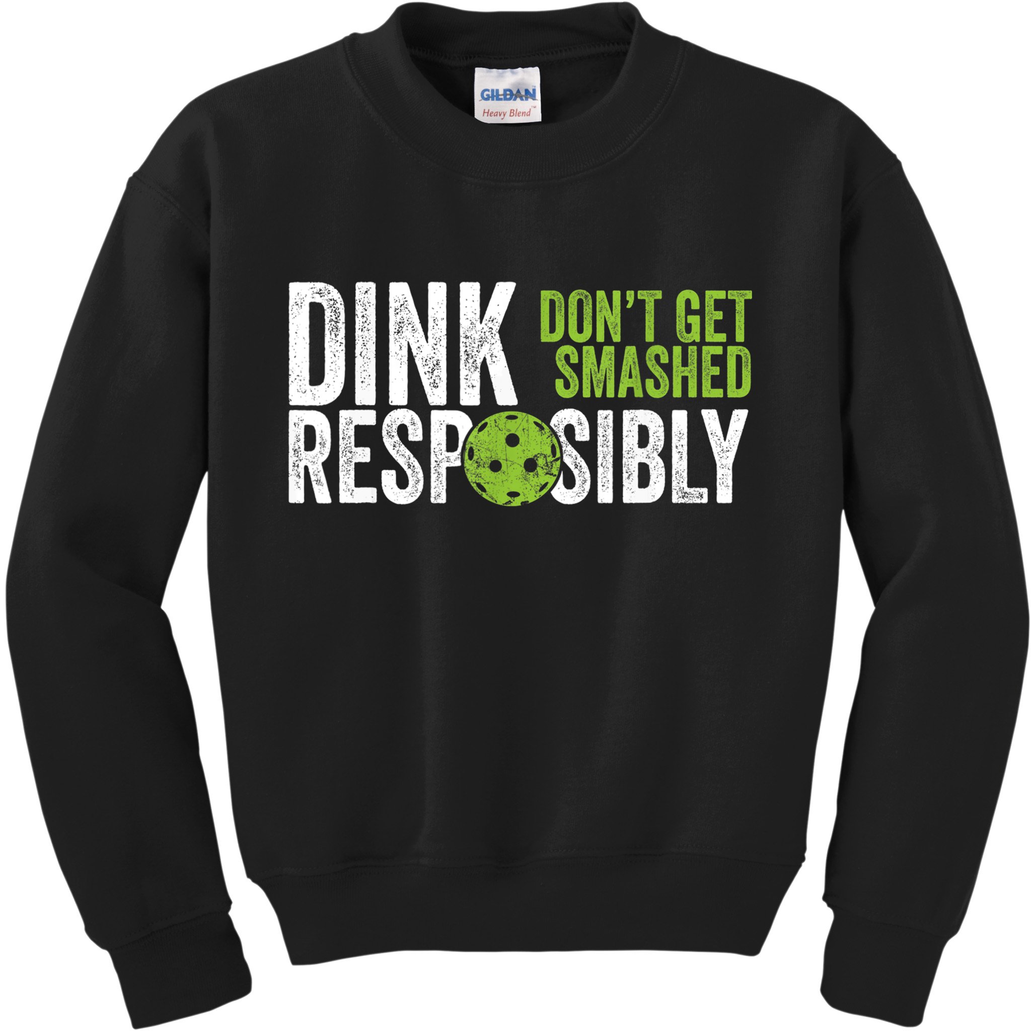 Funny Pickleball Team Clothing Dink Responsibly TShirt Kids Sweatshirt
