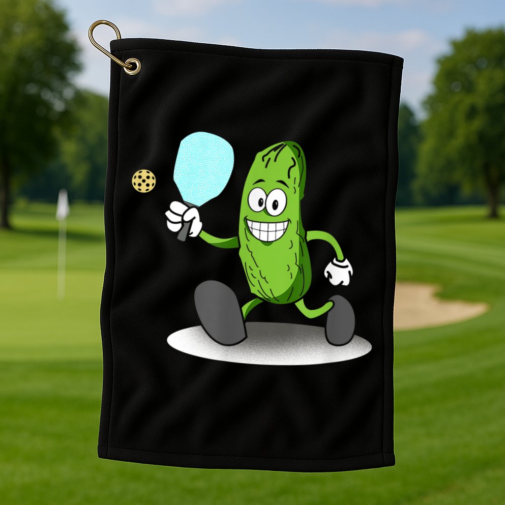 Funny Pickleball Tshirt TShirt Golf Towel