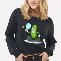 Funny Pickleball Tshirt TShirt Cropped Pullover Crew
